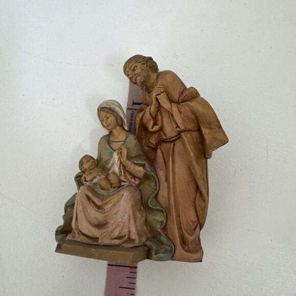 Vintage Fontanini‎ Holy Family Nativity Joseph Mary Baby Jesus ITALY Made Angel - Picture 11 of 11